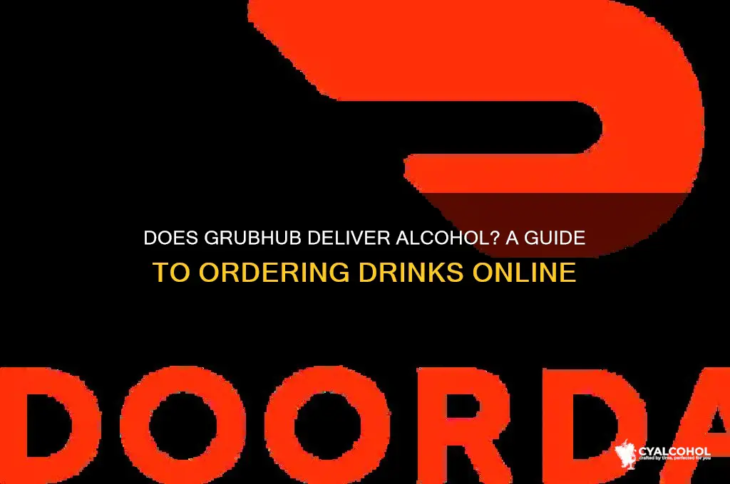 does grubhub deliver alcohol