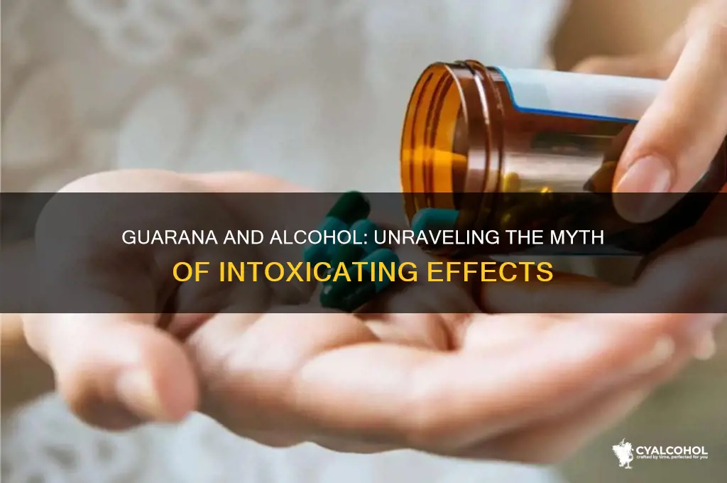 does guarana have alcohol