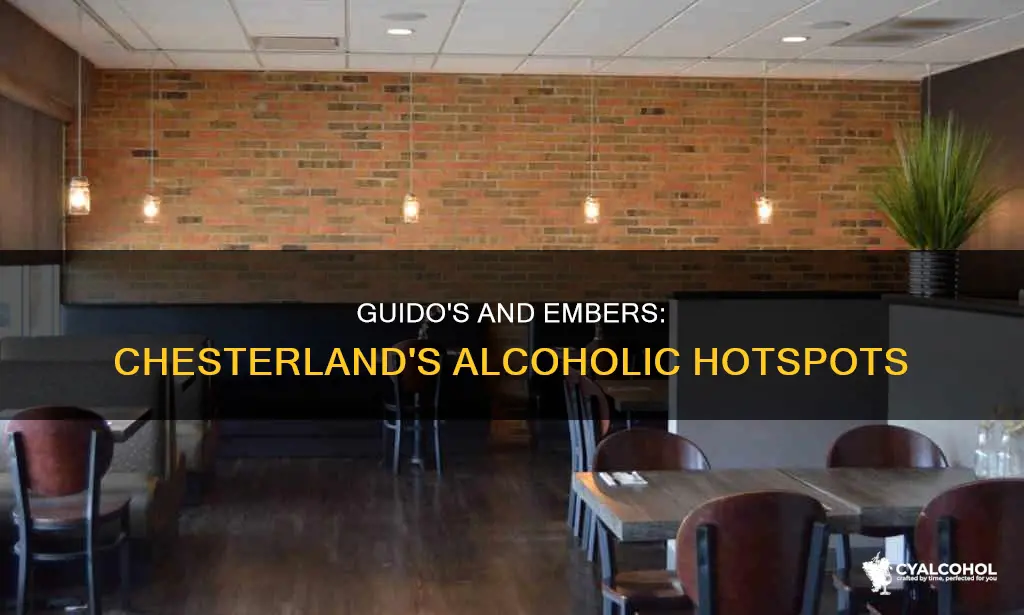 does guidos in chesterland have alcohol and embers chesterland