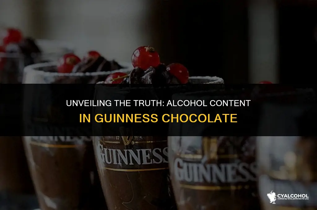 does guinness chocolate have alcohol