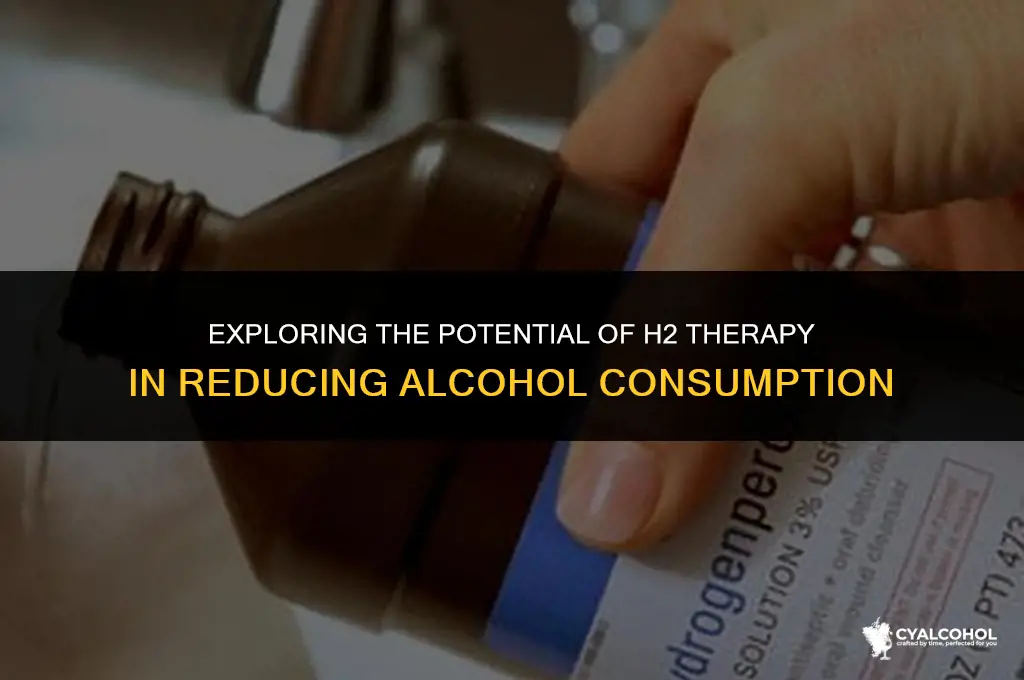 does h2 pt reduce alcohol