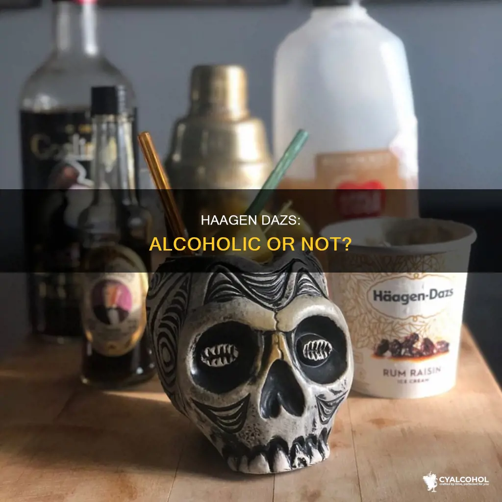does haagen dazs have alcoholic cocktails in the usa