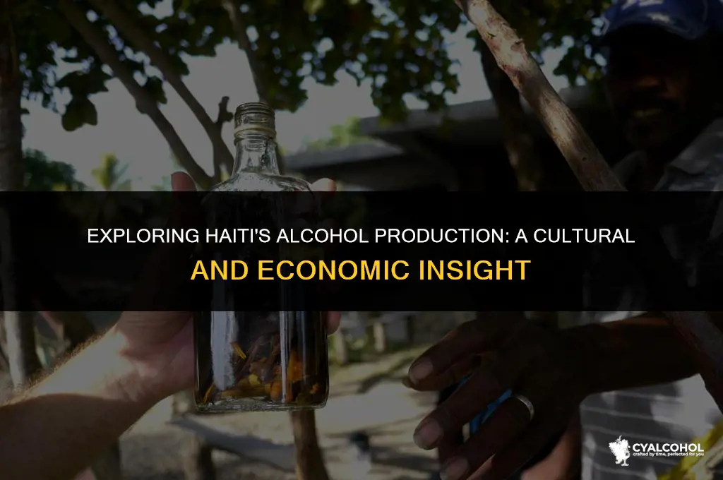 does haiti produce any alcohol