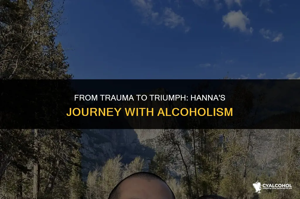 does hanna become an alcoholic