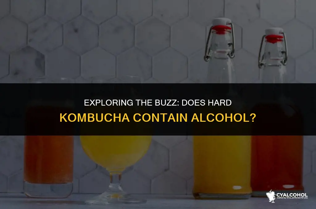does hard kombucha have alcohol