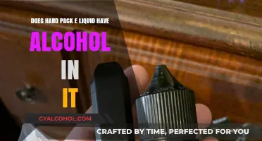 Hard Pack E-Liquid: Alcohol or Not?