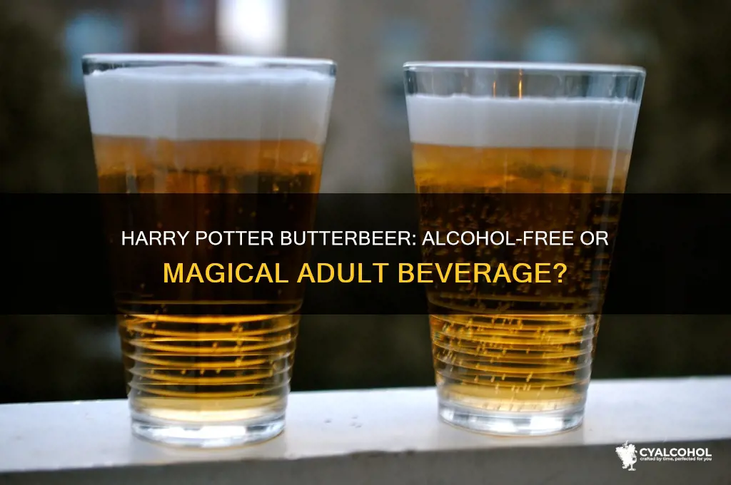 does harry potter butterbeer have alcohol
