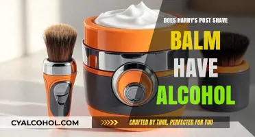 Harry's Post Shave Balm: Alcohol Content and Skin Benefits Explained
