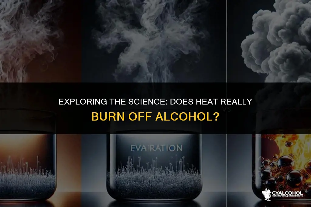 does heat burn off alcohol