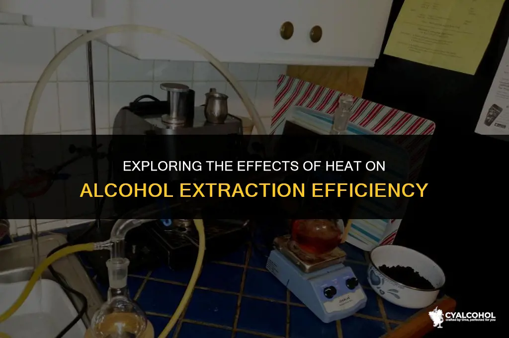 does heat improve alcohol extraction