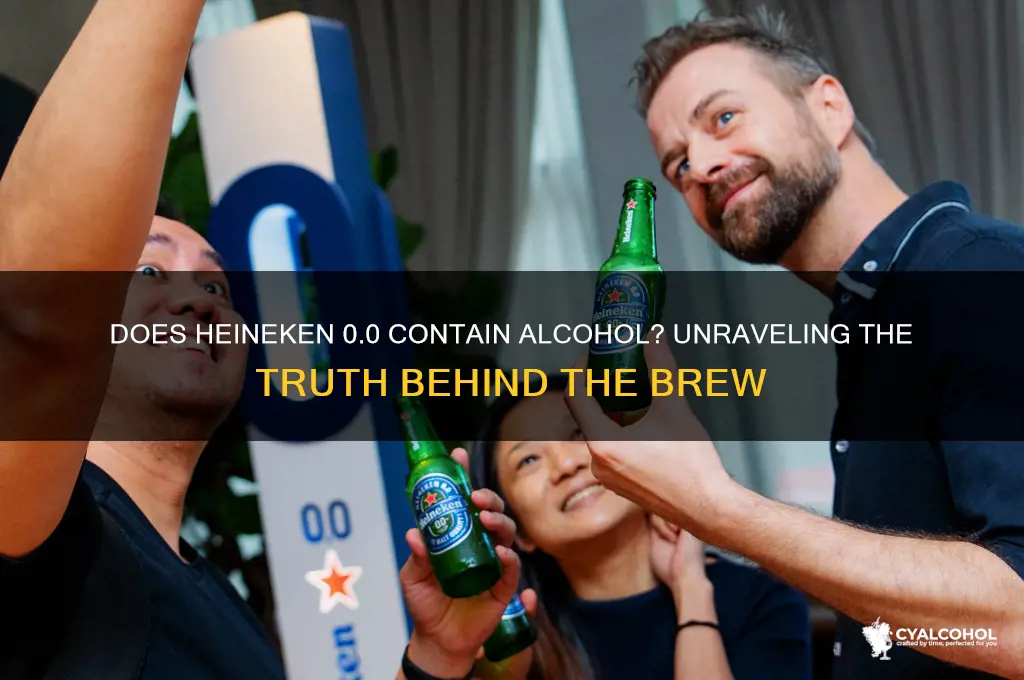 does heineken 0 alcohol