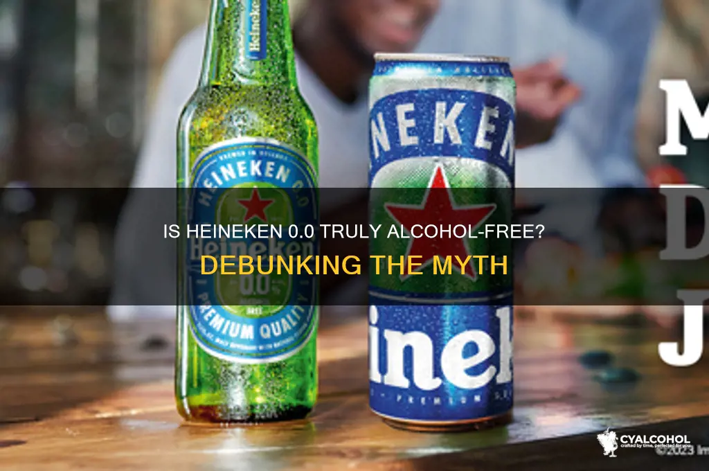 does heineken 0 have any alcohol