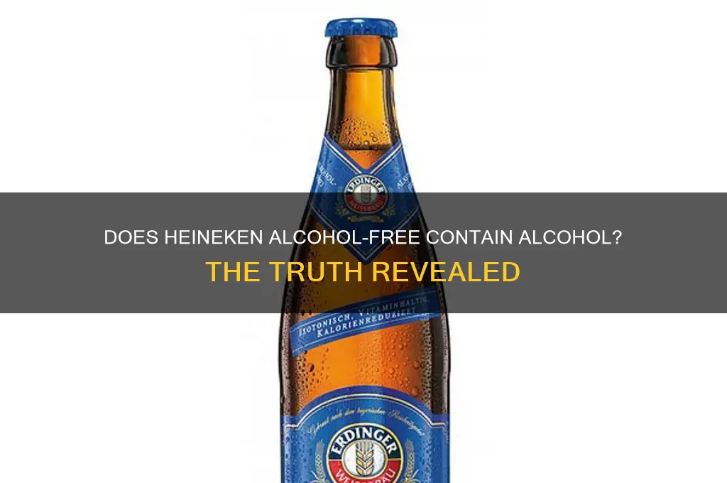does heineken alcohol free have alcohol
