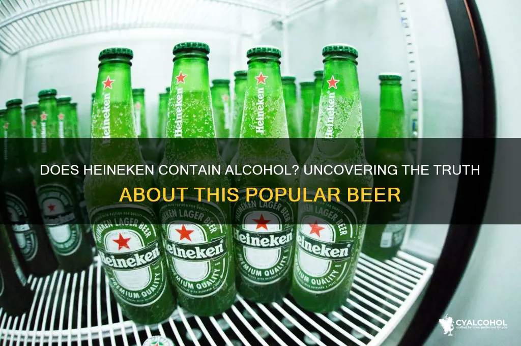 does heineken have alcohol in it