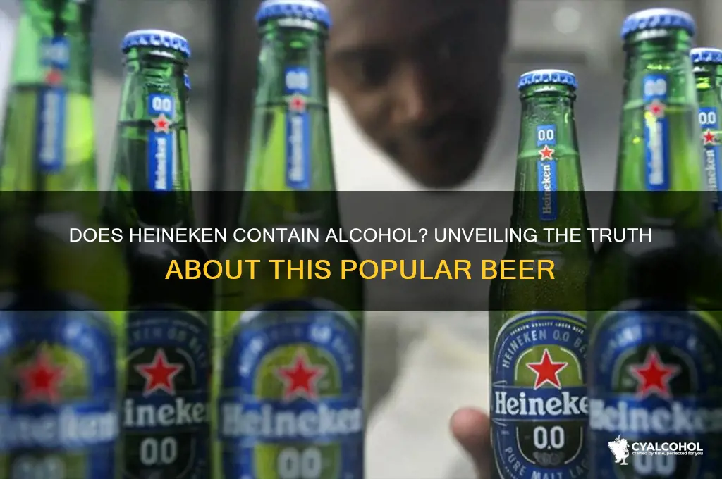 does heineken have alcohol