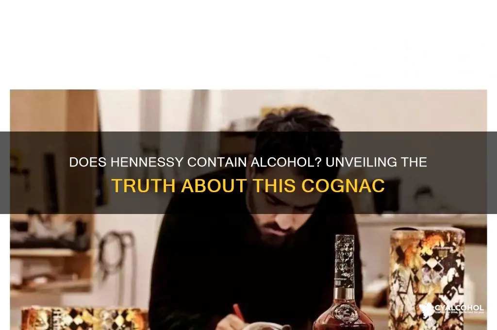 does hennessy have alcohol