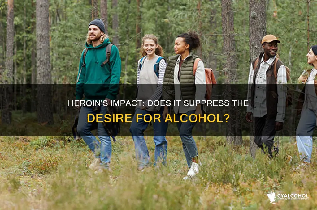 does herion makecyou not want alcohol