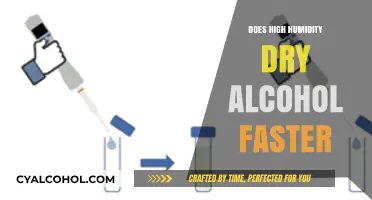 High Humidity's Impact: Does It Speed Up Alcohol Drying Time?