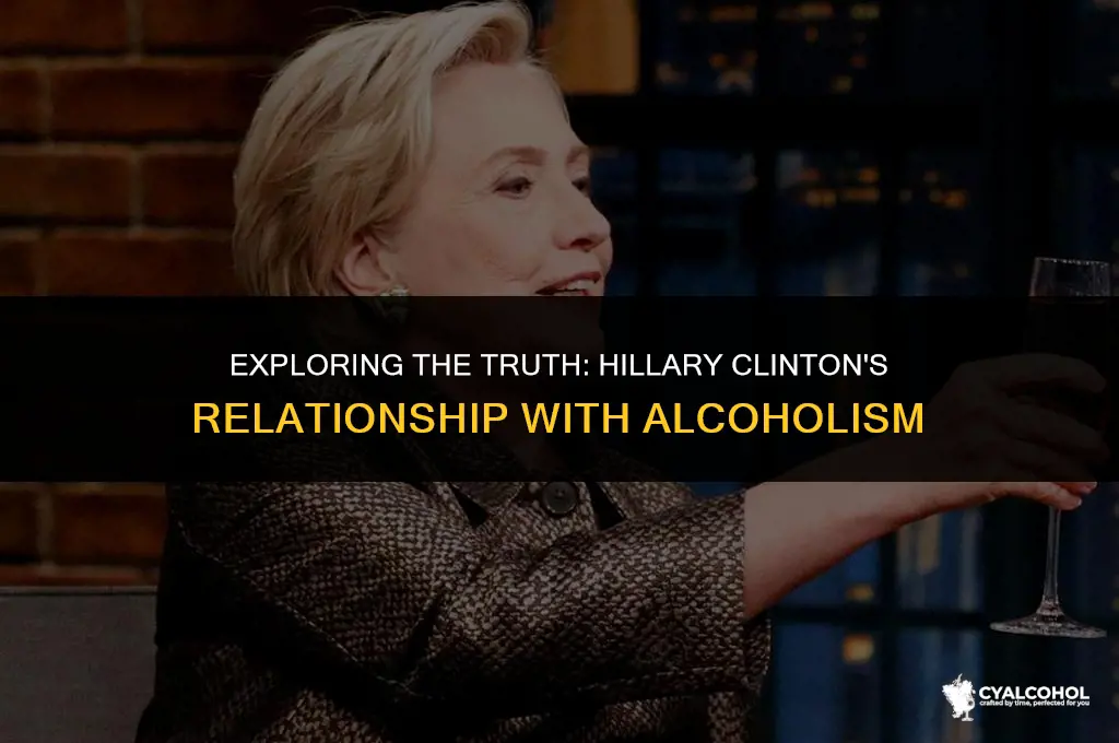 does hillary have alcoholism snopes