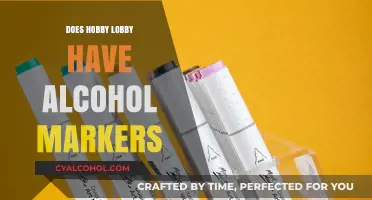 Does Hobby Lobby Sell Alcohol Markers? A Quick Guide
