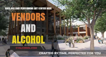 Holland Performing Arts Center: Vendors and Alcohol Availability