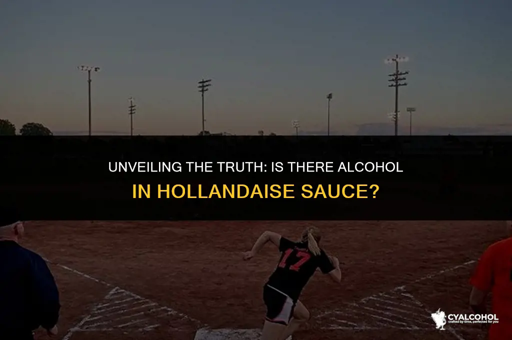 does hollandaise sauce have alcohol