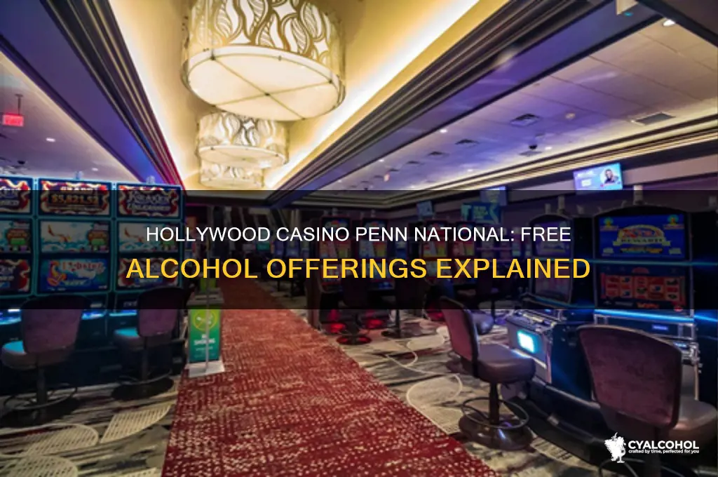 does hollwood casino penn national offer free alcohol