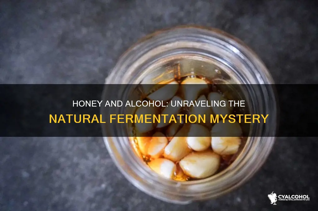 does honey have alcohol