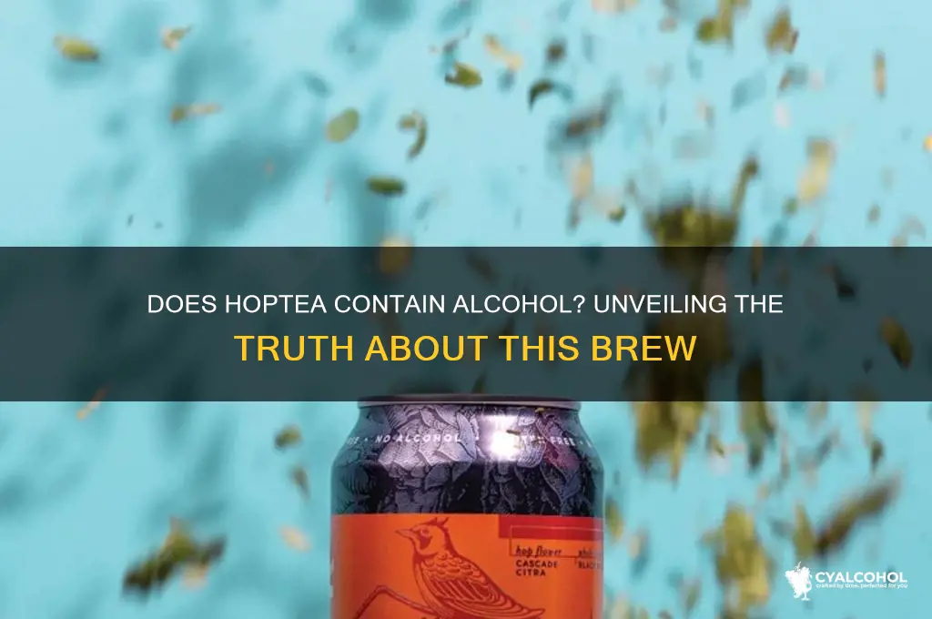 does hoptea have alcohol