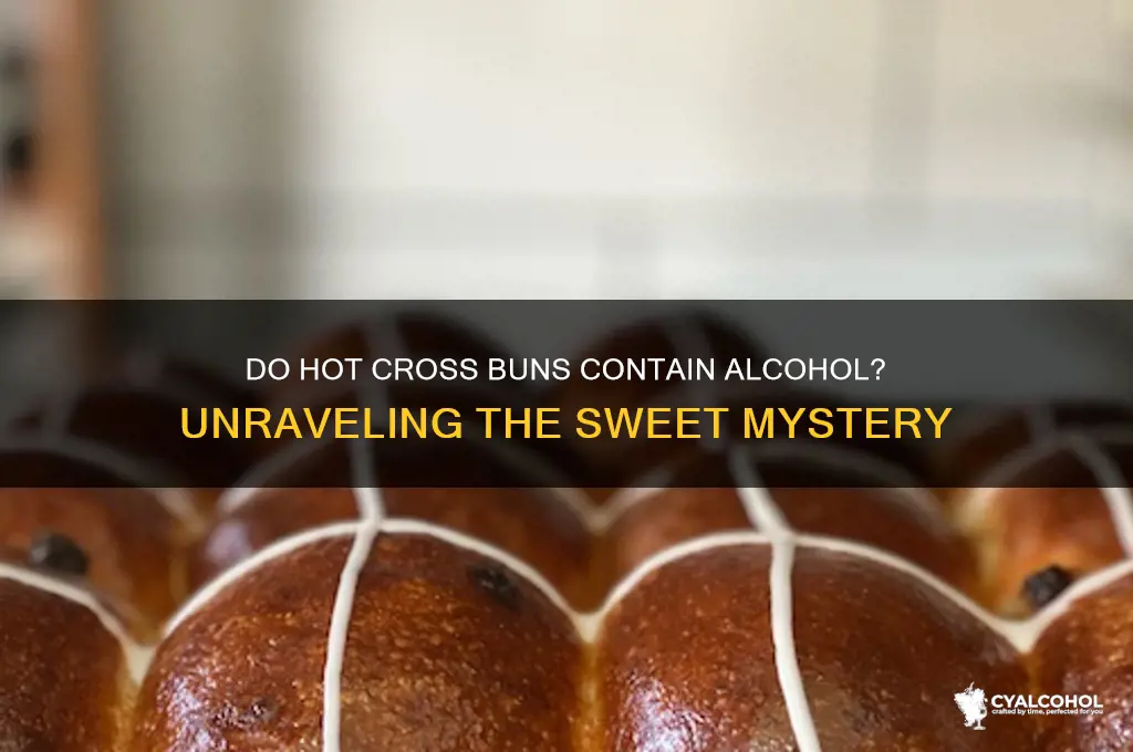 does hot cross buns have alcohol
