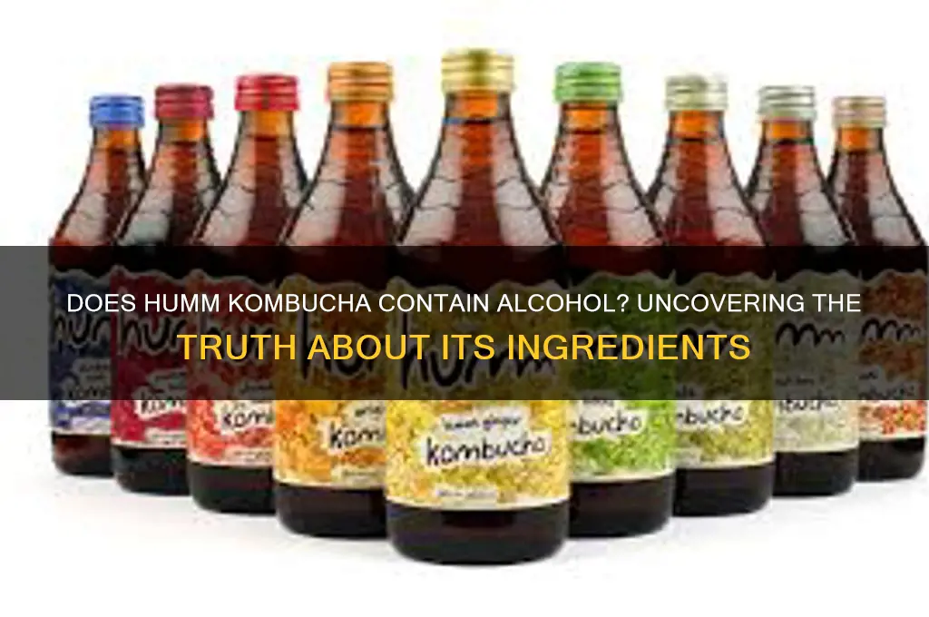 does humm have alcohol