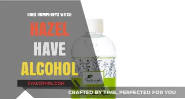 Does Humphreys Witch Hazel Contain Alcohol? A Detailed Analysis