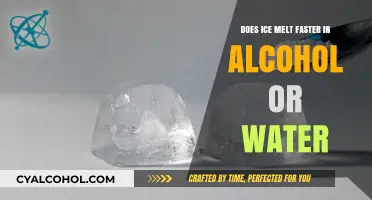 Ice Melting Speed: Alcohol vs. Water – Which Wins?