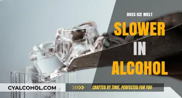 Ice Melting Mystery: Does Alcohol Slow Down the Process?