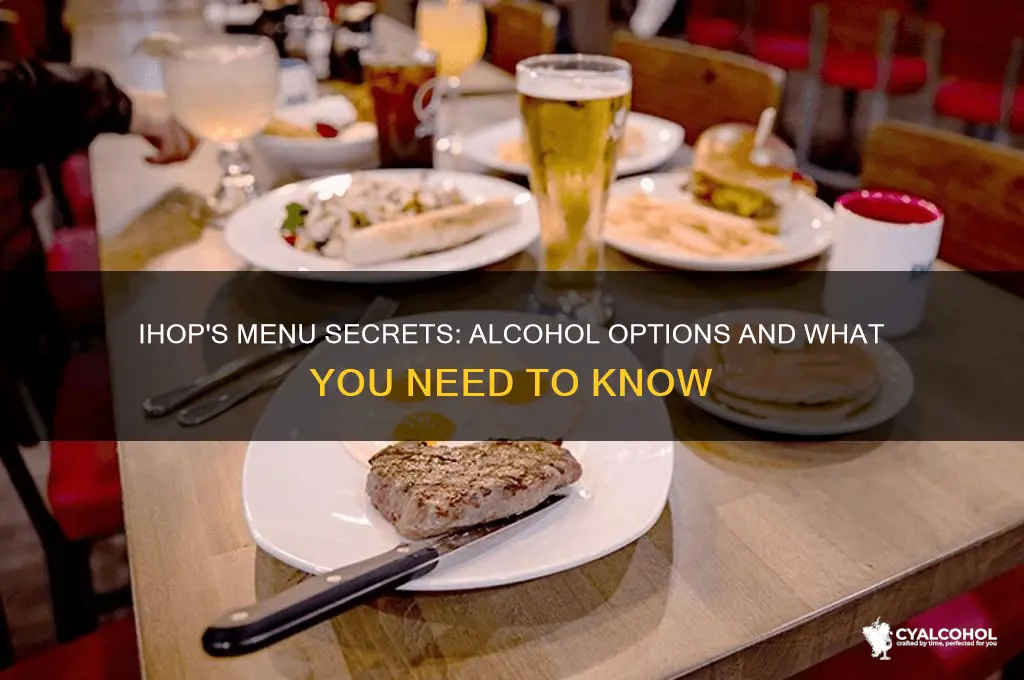 does ihop have alcohol