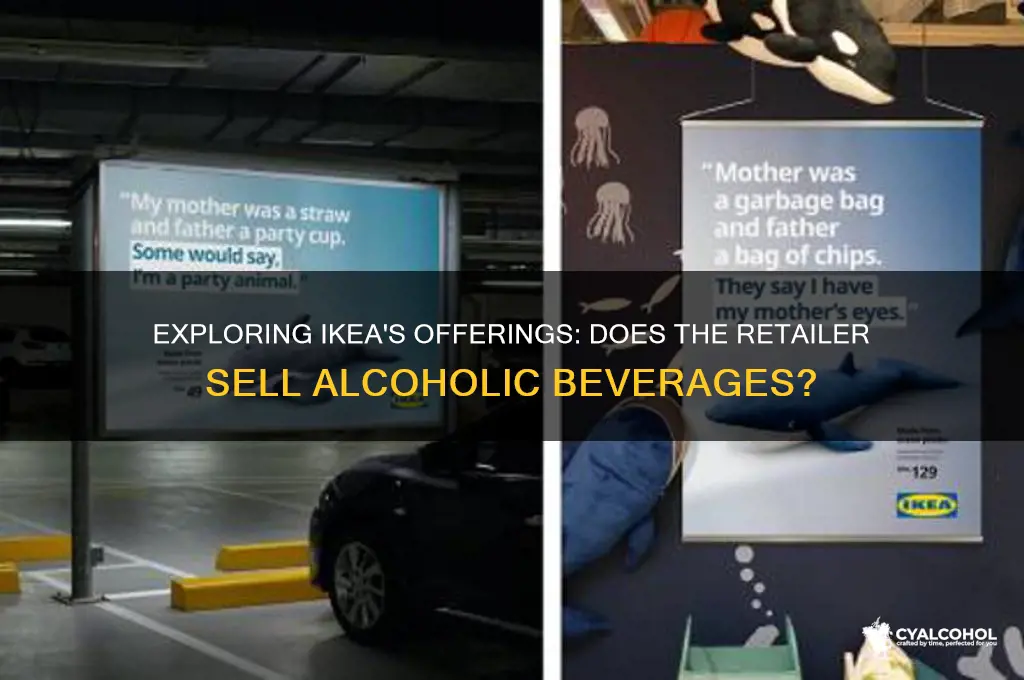 does ikea have alcohol
