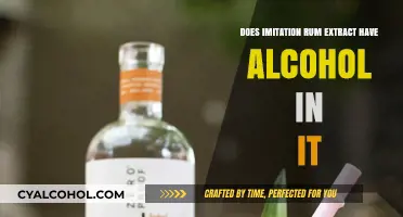 Does Imitation Rum Extract Contain Alcohol? A Detailed Explanation