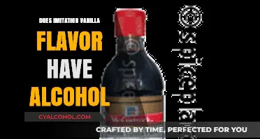 Does Imitation Vanilla Flavor Contain Alcohol? Uncovering the Truth