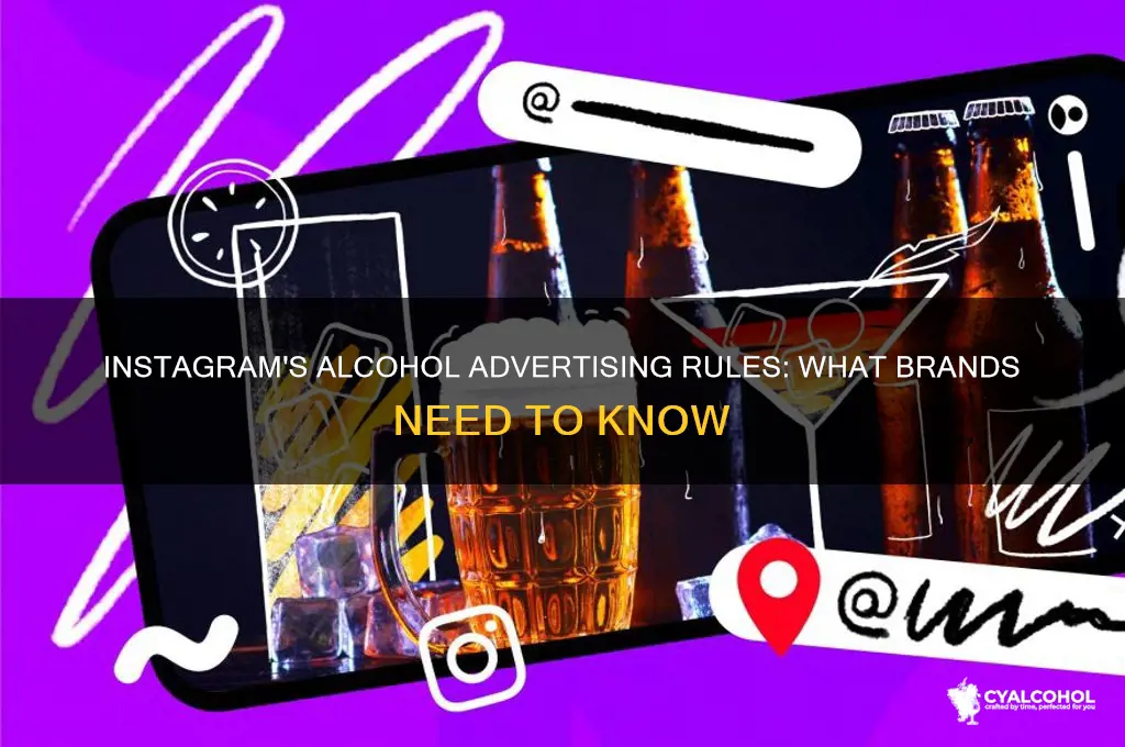 does insatgram have rules for brands advertising alcohol