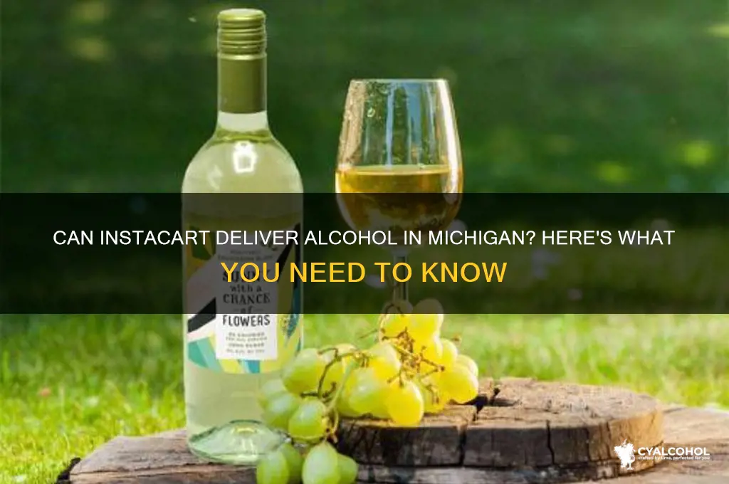 does instacart deliver alcohol in michigan