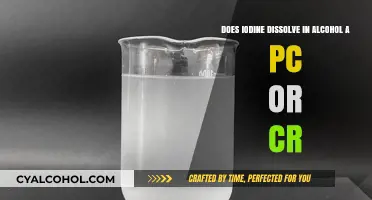 Iodine-Alcohol Solubility: PC or CR?