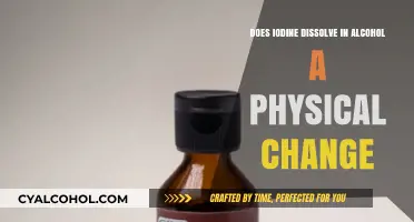 Iodine in Alcohol: Understanding the Physical Change Dissolution Process