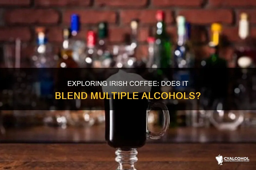 does irish coffee have multiple types of alcohol