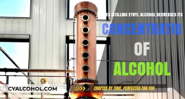 How Distilling Affects Alcohol Content in Ethyl Alcohol Solutions