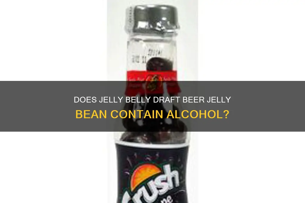 does jelly belly draft have alcohol