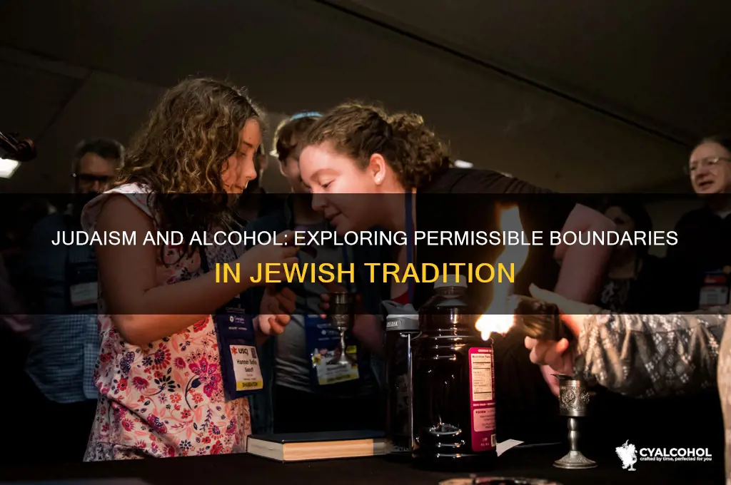 does judaism allow alcohol
