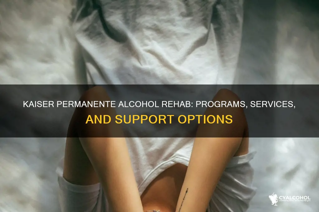 does kaiser permanente have an alcohol rehab program