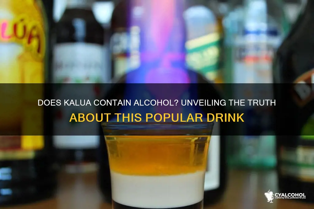 does kalua have alcohol