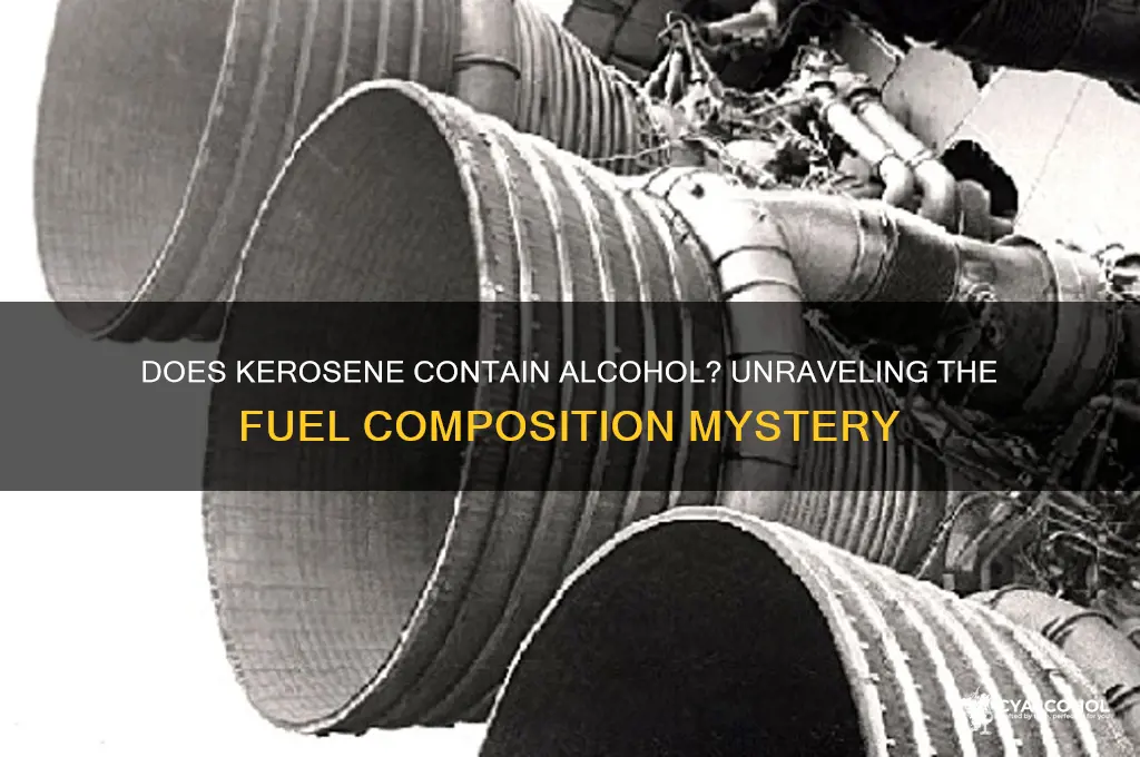 does kerosene have alcohol
