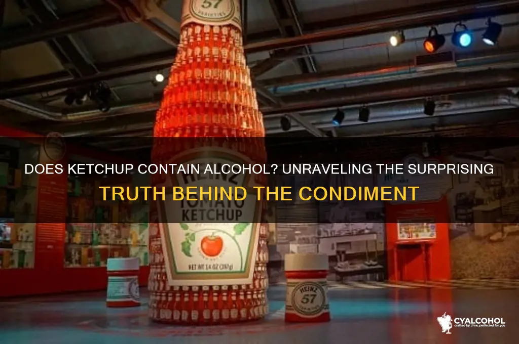 does ketchup have alcohol